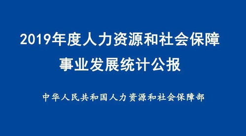2019年度人力资源和社会保障事业发展统计公报 人力资源开发局工作盘点